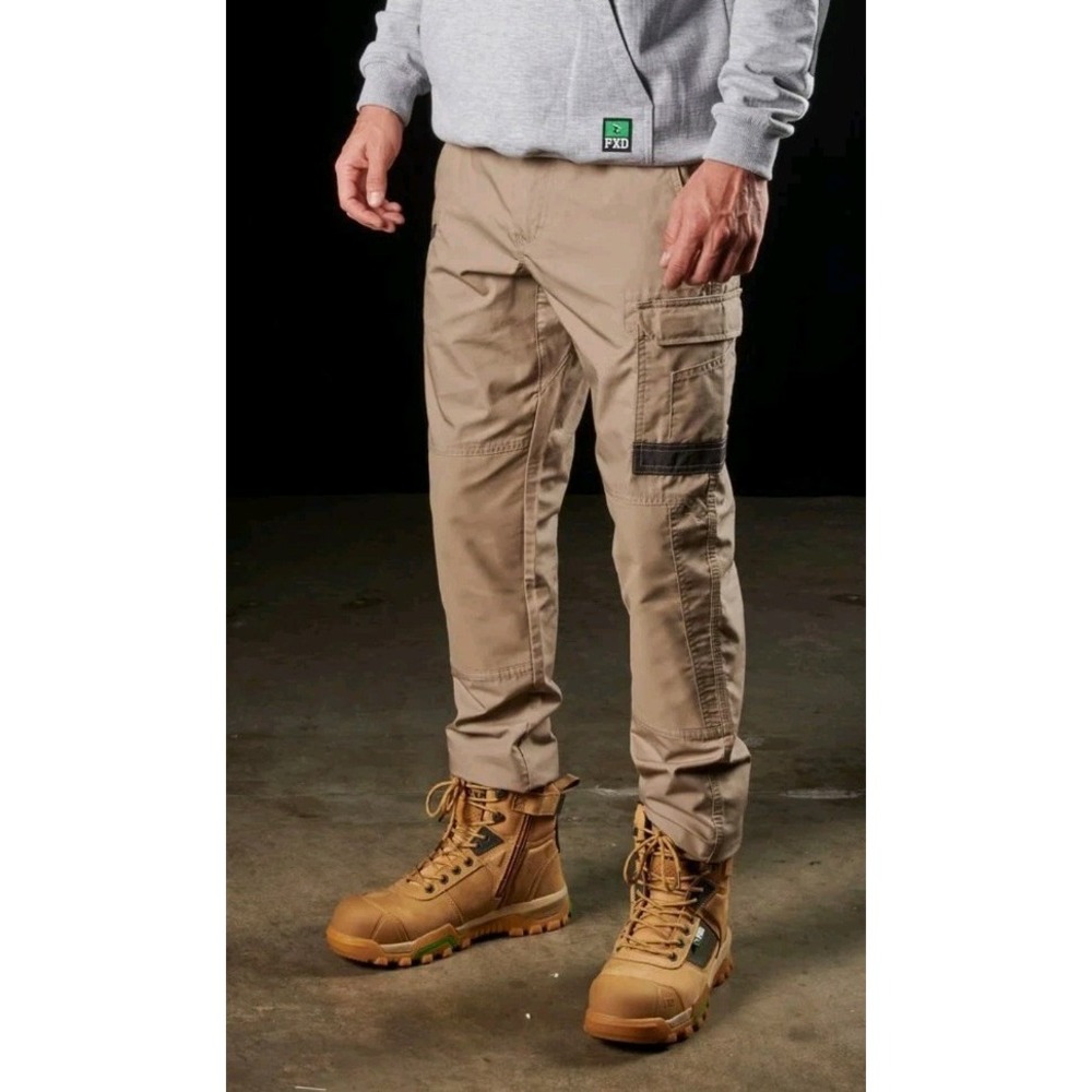 FXD Workwear WP-5 Mens Khaki Work Pants Utility Mens 34x32 Lightweight